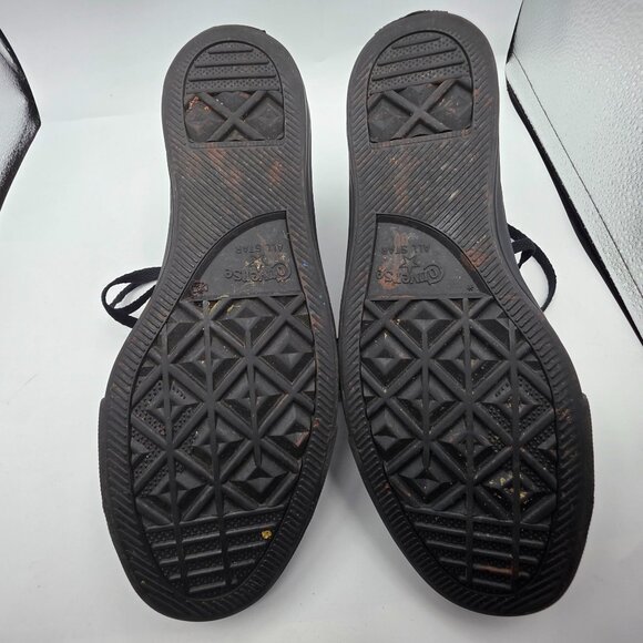 Converse All Star Woven High Top Mens Sise 10.5 Black Casual Shoes Outdoors Walk - Picture 8 of 12